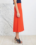 Apiece Apart | Isabel Double V Skirt in Persimmon