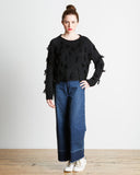 Apiece Apart | Luluc Fringe Sweater in Black