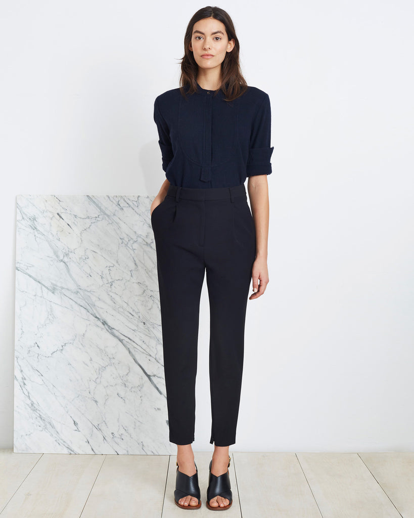 Tapered High Waist Trousers