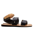 Isapera Sandals | Fokos in Black