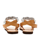 Isapera Fokos Sandals in Natural | back view