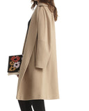 Fleurette Wool Coat in Camel | Made In USA