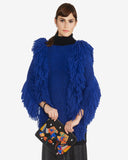 Rachel Comey | Fringe Turtleneck Pullover in Royal Blue