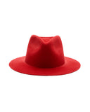 Ryan Roche | Fedora Style Angora Hat in Red