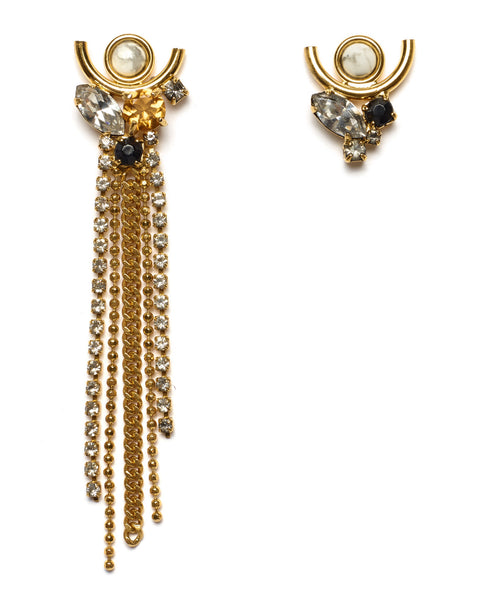 Lizzie Fortunato Te Amo Earrings | Gold