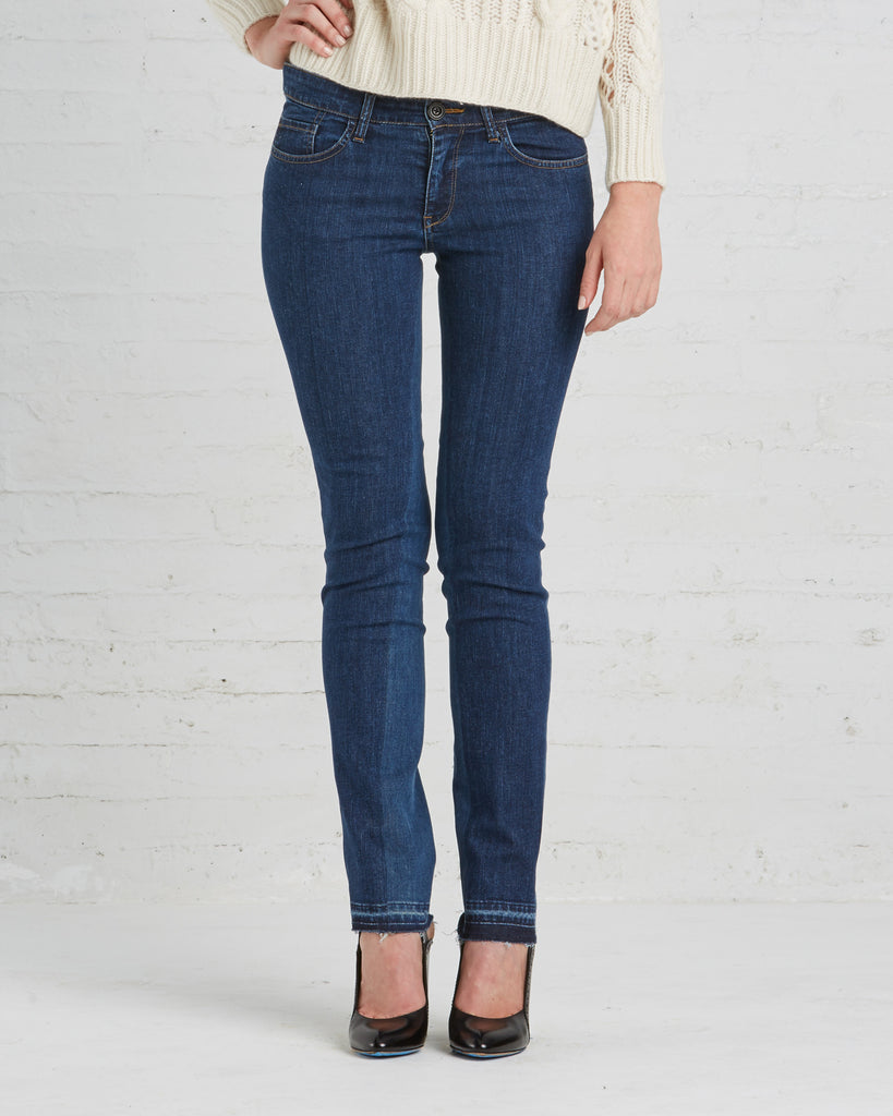 TOME Recycled Tonal Denim Skinny Jeans with Patch detail | Made in NY –  SAANS