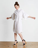 TOME Freedom For All Cotton Poplin Shirt Dress | Made in NY