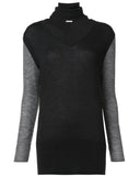 TOME V Turtleneck Sweater in Charcoal