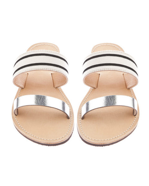 Isapera Sandals | Agrari in Stripe - Made in Greece – SAANS