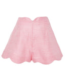 PAPER London Fraise Shorts in Pink Melange | back view