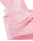 PAPER London Twist Top in Pink Melange | close up