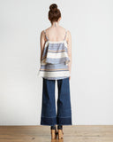 Ione Top in Textured Sunset Stripe by Tanya Taylor 